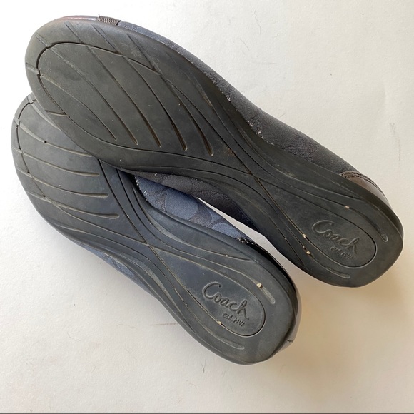 Coach Ballet Flats C Monogram and Metallic Leather - Picture 5 of 5